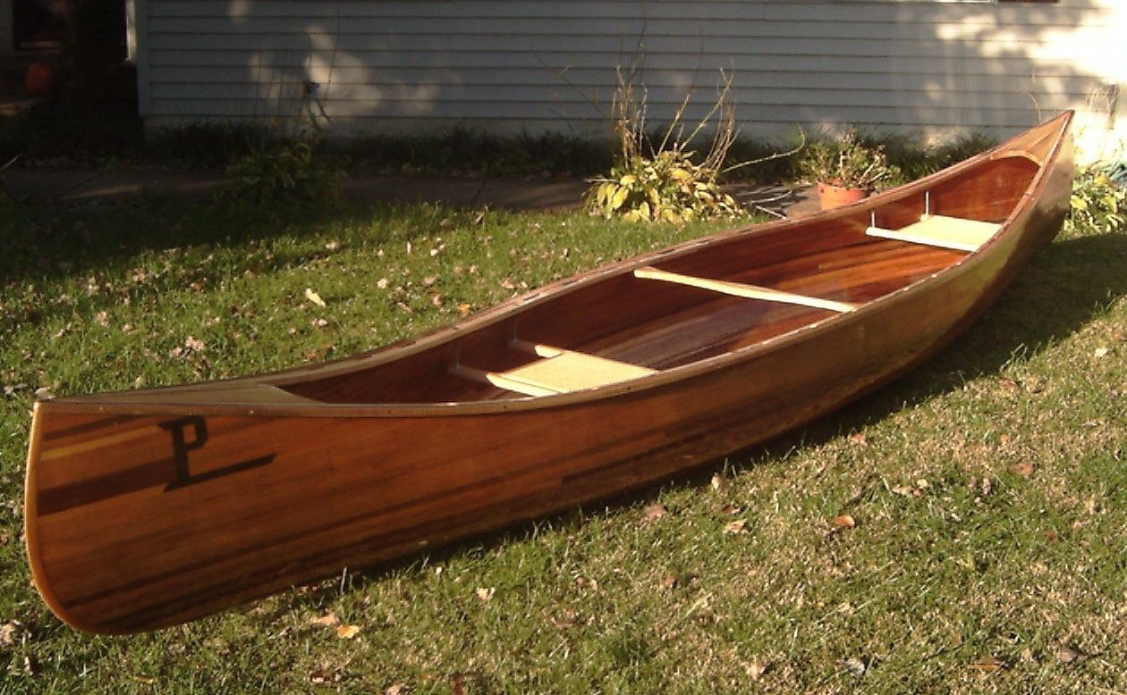 Hand Made Cedar Strip Canoe by Plane Art Woodworks 