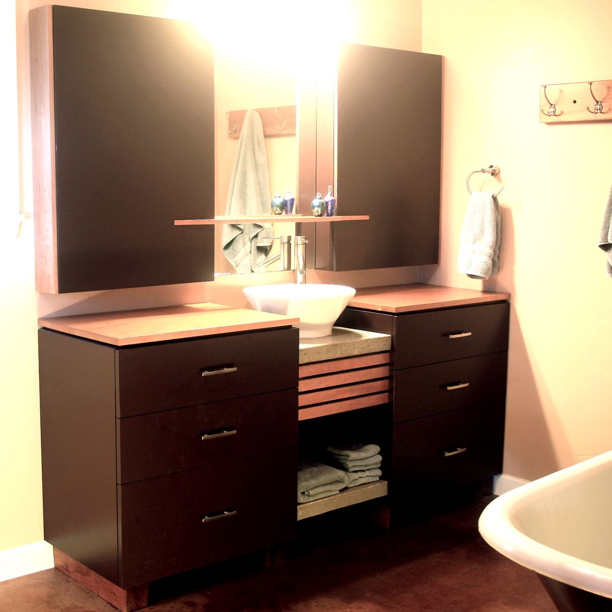 Hand Made Bathroom Cabinets By Mark Love Furniture Custommade Com
