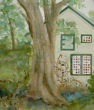 Custom Made Home, House Portrait, Real Estate Illustration, Oil Or Watercolor Painting, Wall Art, Home Decor,