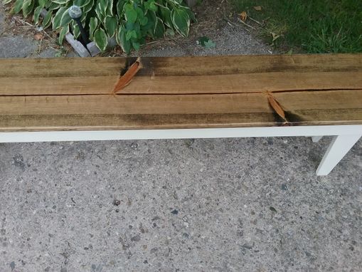 Custom Made Reclaimed Wooden Bench Wood Bench Entryway Bench Hallway Bench Dining Bench