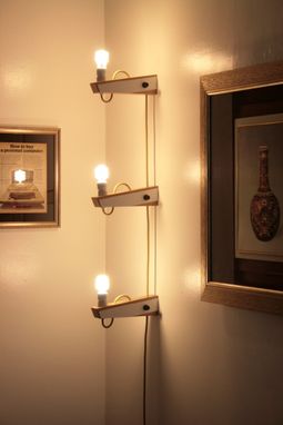 Custom Made Modern Hanging "Floor" Lamp