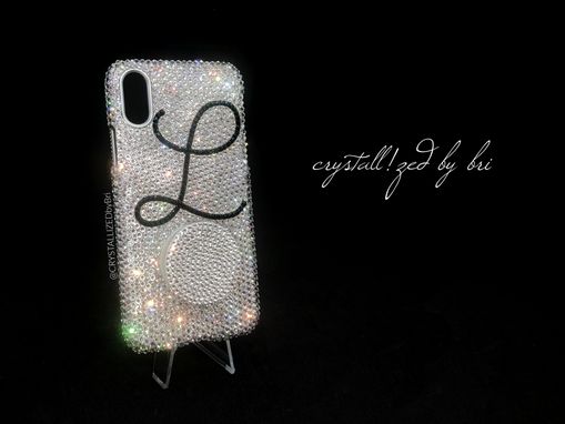 Custom Made Custom Initial Crystallized Iphone Case Any Model Cell Phone Bling European Crystals Bedazzled