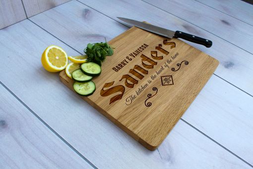 Custom Made Personalized Cutting Board, Engraved Cutting Board, Custom Wedding Gift – Cb-Wo-Sanders