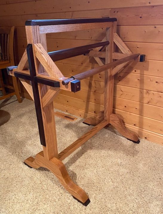 Buy Hand Crafted Quilt Rack, made to order from Woodward Woodworks