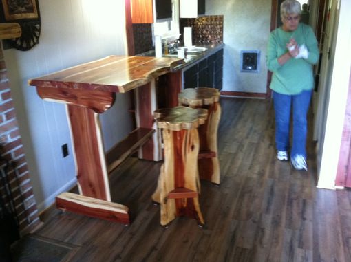 Custom Made Bar Height Table For Small Kitchens