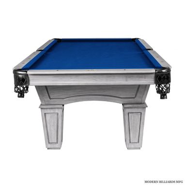 Custom Made 8ft Resolute Silver Mist Pool Table