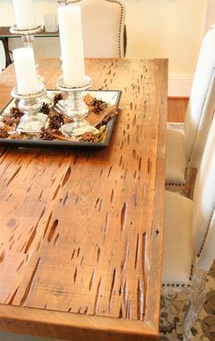 Custom Made The Pecky Dining Table-Farmhouse Style Table Made Reclaimed New Orleans Homes