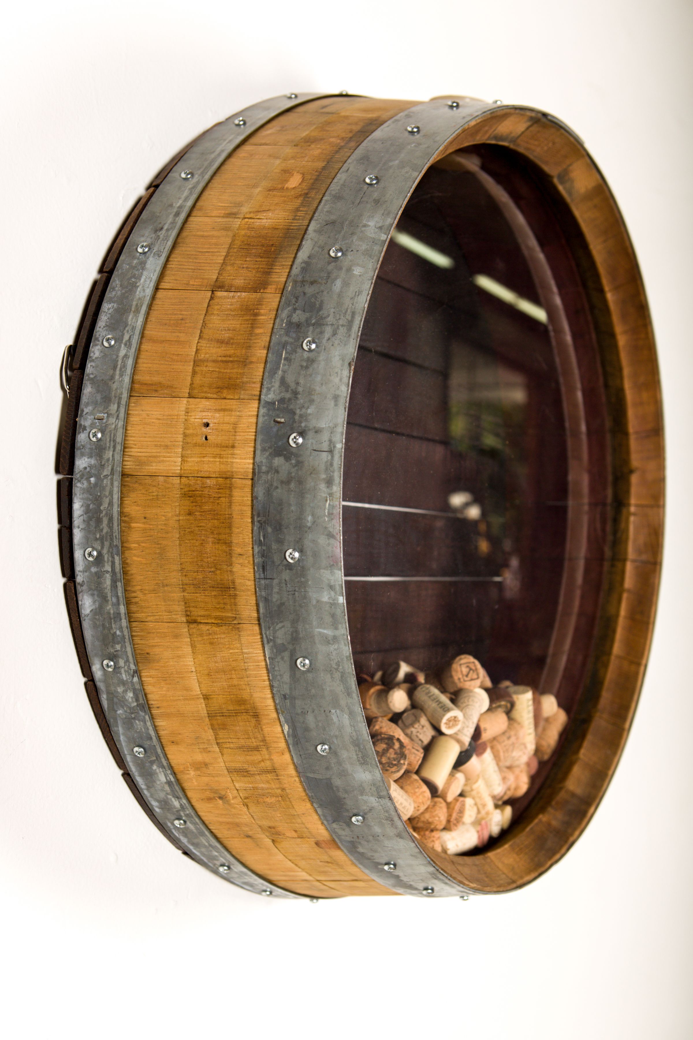 Buy Hand Made Kala Wine Barrel Cork Holder, made to order from Wine