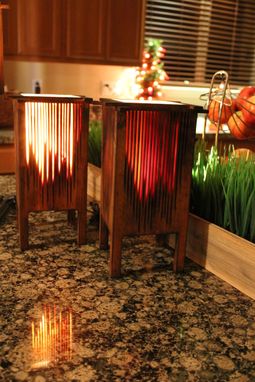 Custom Made Handmade Cedar Lamp