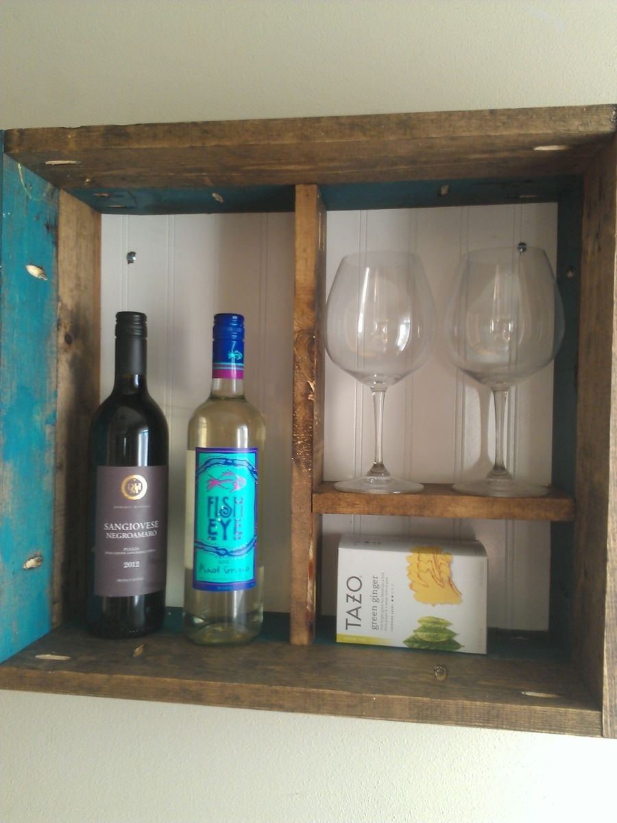 Hand Crafted Barnwood, Medicine Bathroom Crate