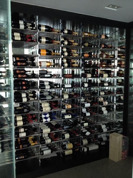 Custom Made Wine Rack/Bottle Display by Steel Monkey Dream Shop, Llc.