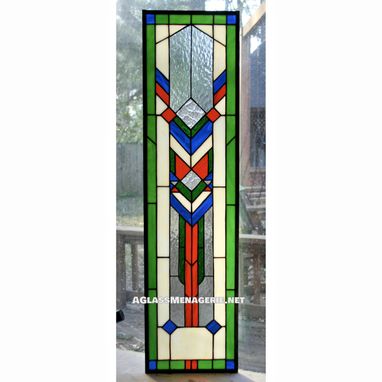 Custom Made Southwest 7 Stained Glass Panel