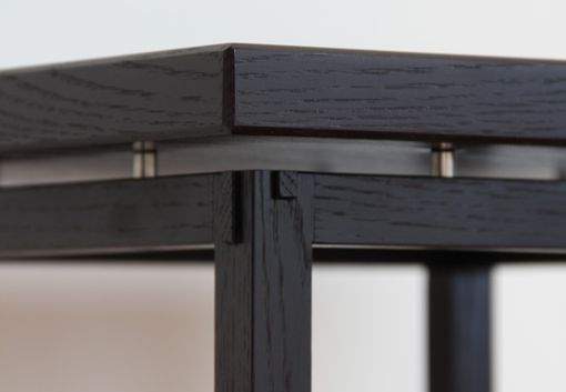 Custom Made Ebonized End Tables