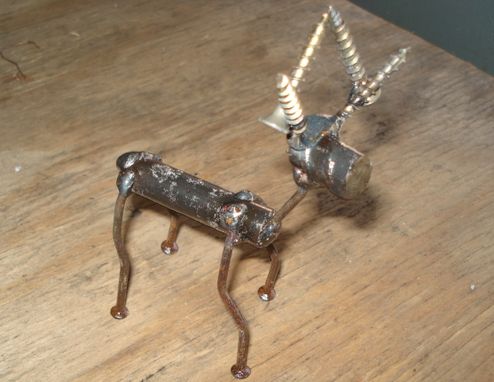 Custom Made Metal Reindeer