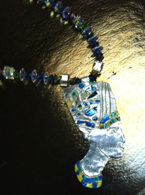 Custom Made Nefertiti Earrings And Necklace Set