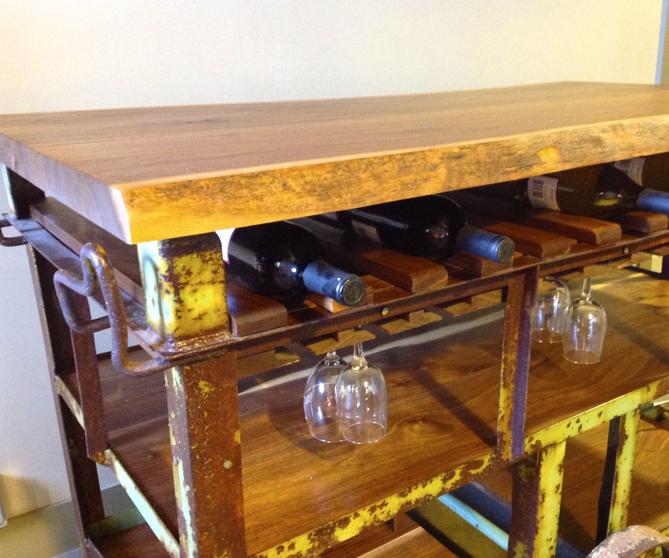 Buy Custom Made Wine Cart, made to order from Idea Custom Furniture ...