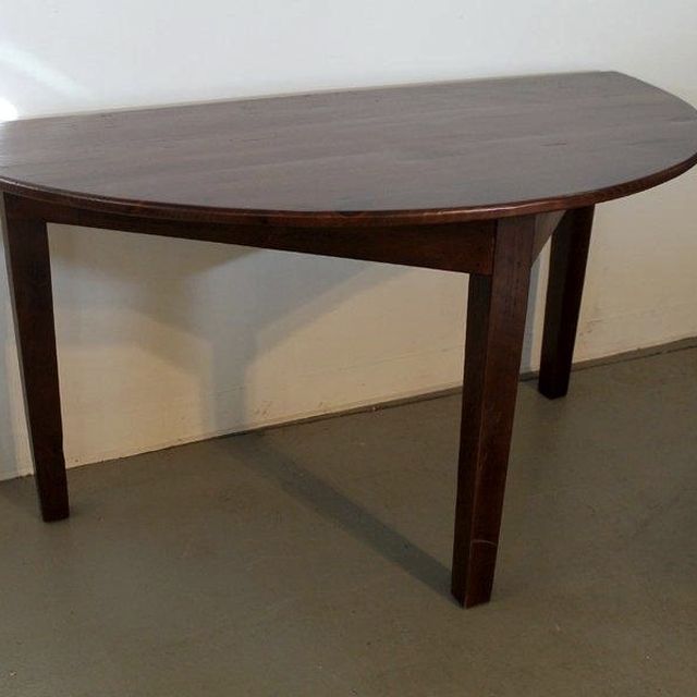Custom Made Small Half Circle Dining Table By Ecustomfinishes Custom Made Small Half Circle Dining Table By Ecustomfinishes Reclaimed Wood Furniture Custommade