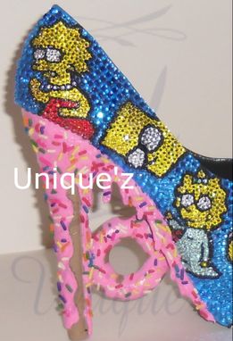 Custom Made The Simpsons Heels (3d Homer's Donut)