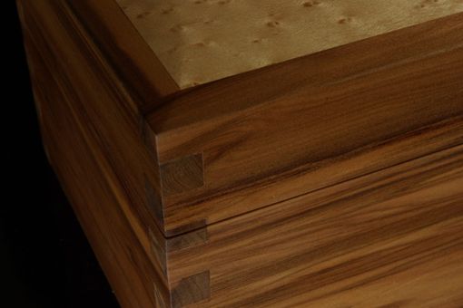 Custom Made Gumwood And Birdseye Maple Combs With Matching Box By