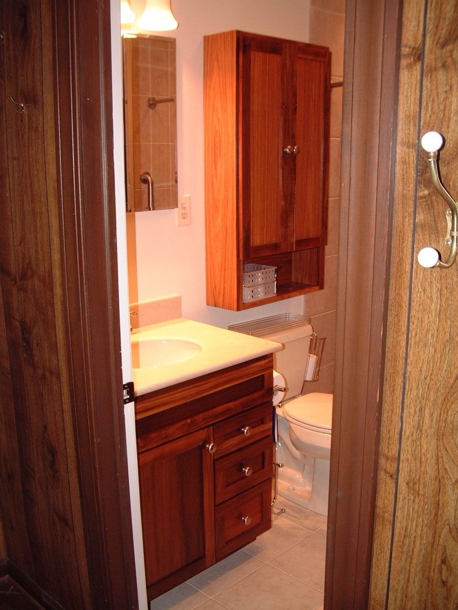 Handmade Custom Bathroom Vanity And Wall Cabinet Bs By Councell Craftsman Custommade Com