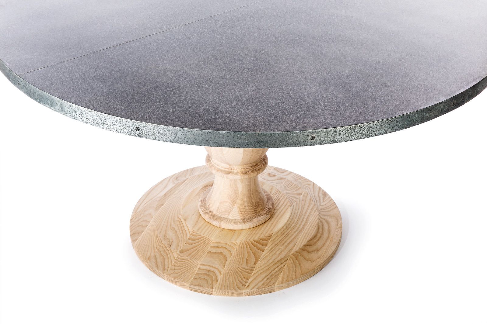 Buy Handmade Zinc Table Zinc Dining Table Providence Round Zinc Top