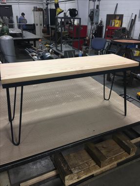 Custom Made Hairpin Leg Industrial Style Desk