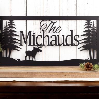 Custom Made Custom Family Last Name Metal Sign, Address Sign, House Number, Personalized Sign, Custom Sign