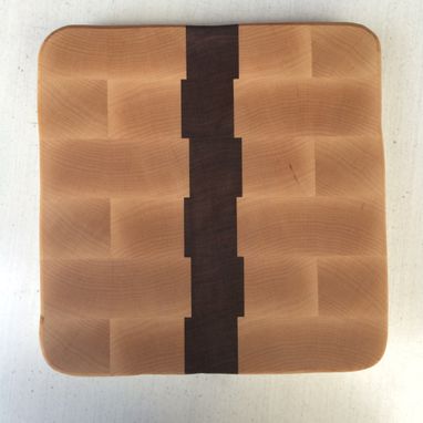 Custom Made Maple & Walnut End Grain Cutting Board