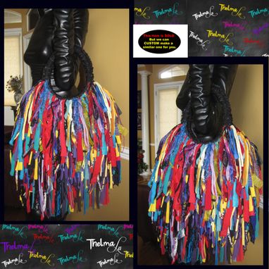 Custom Made Hippie Fringe Handbag Custom Made, Ultra Fringe, One Of A Kind ,Purse,Multi Bright Colored