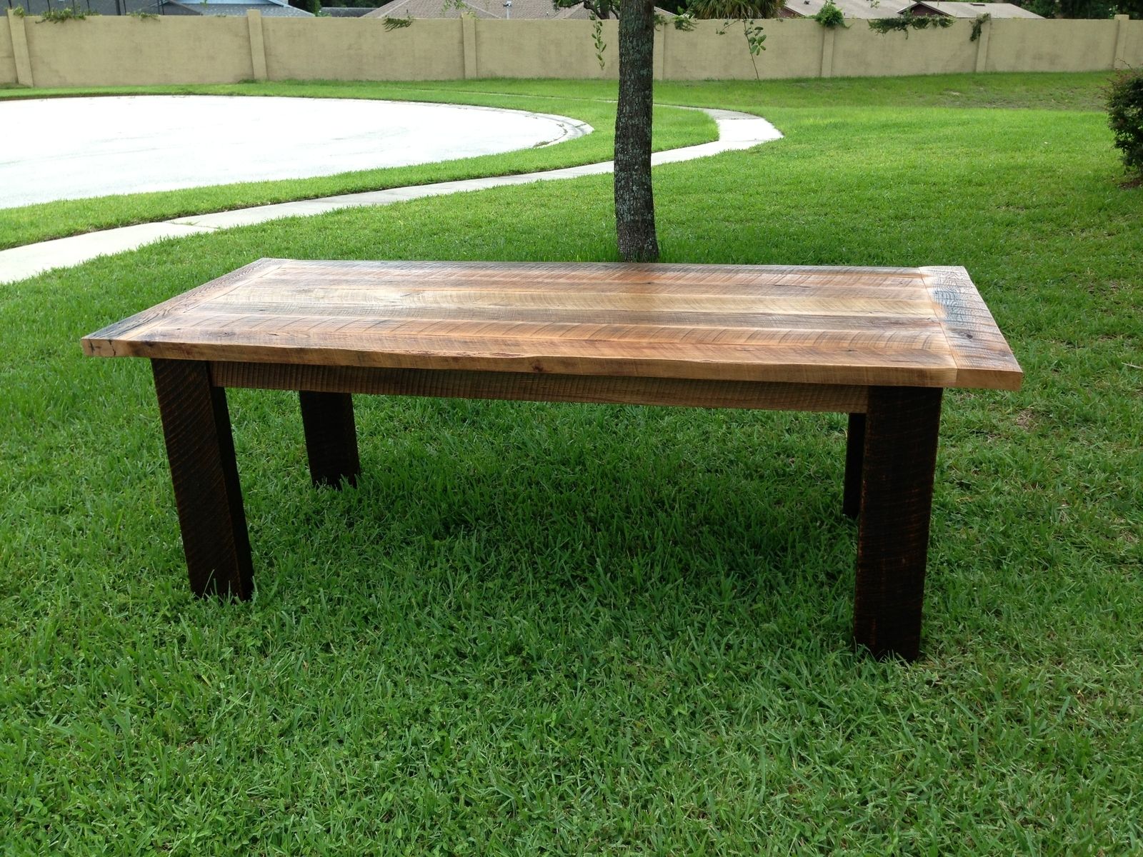 Custom Reclaimed Oak Dining Table by Fama Creations, LLC