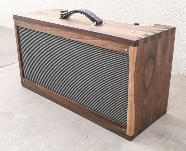 Custom Amplifier Cabinet Walnut By Modern Furniture And Design