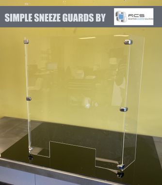 Custom Made Sneeze Guard Register Guard Employee Guard