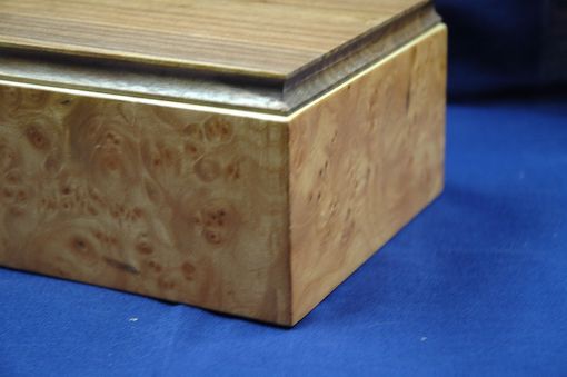 Custom Made Carpathian Elm Burl Veneered Box