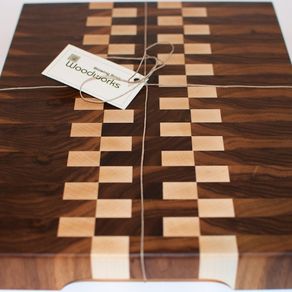 Striped Maple Monogram Hardwood Cutting Board – Mach Crafts