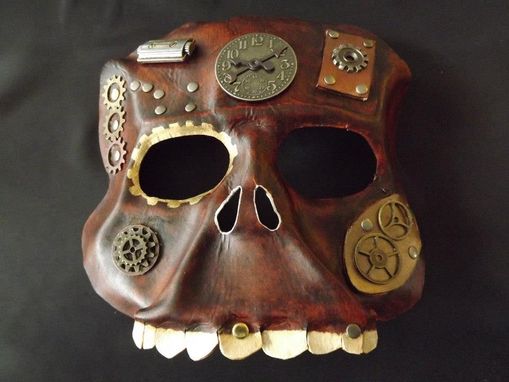 Custom Made Hand Made Leather Mask Steampunk