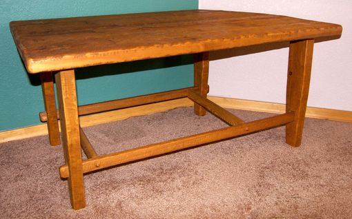 Custom Made Reclaimed Wood Farm Table; Rustic Farmhouse Coffee Table, End Table
