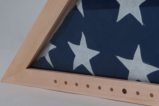 Custom Made Maple Flag Box