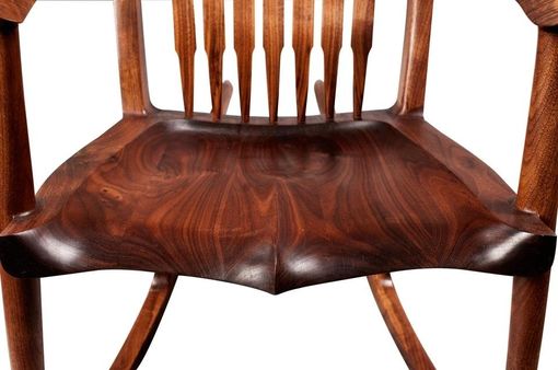 Custom Made Walnut Maloof Inspired Rocking Chair