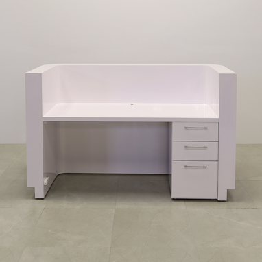 Custom Made Modern Custom Reception Desk - Nola Desk