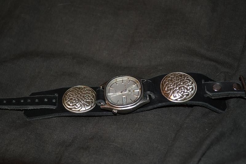 Custom Leather Watch/Wrist Bands by Emporium Custom Leathers, Llc