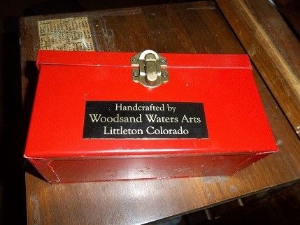 Custom Made Miniature Toolbox, Made Of Metal