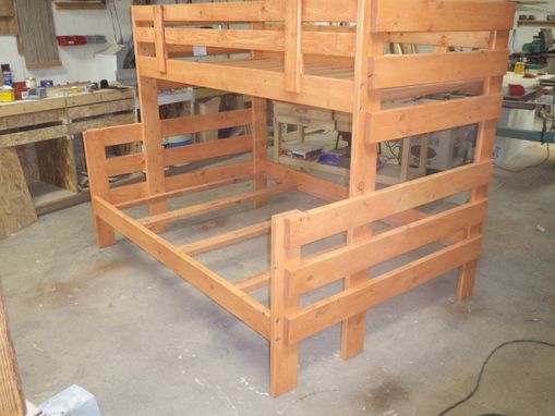 Custom Made Twin Over Full Bunk Bed