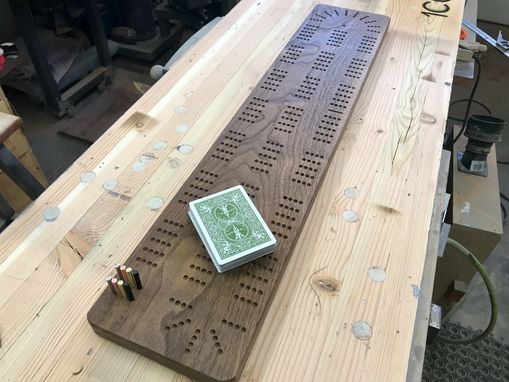 Custom Made Cribbage Board, Custom Size