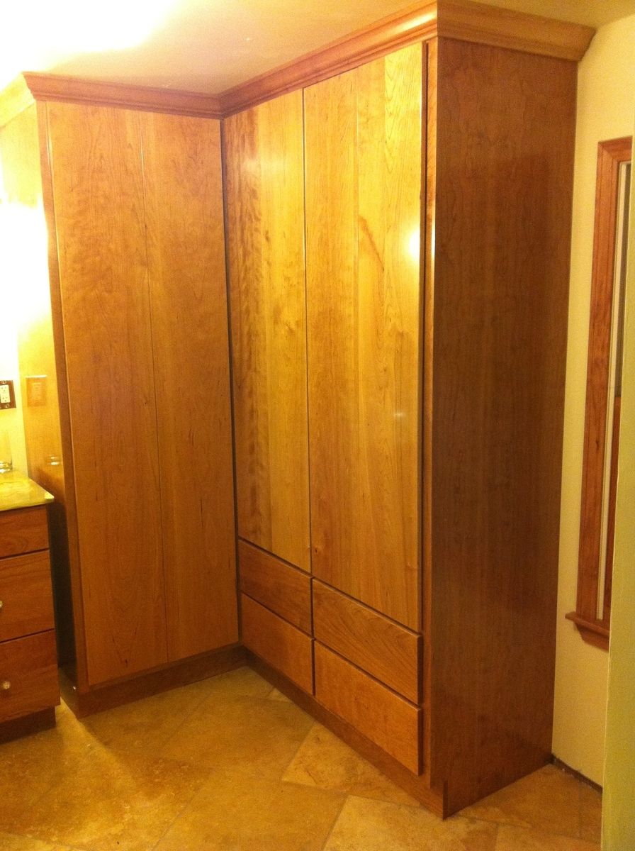Hand Made Custom Bathroom Closet by Wood U Create