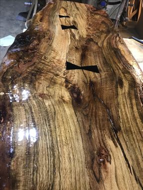 Custom Made Exotic Wood Bar Tops, Live Edge And Hand Crafted