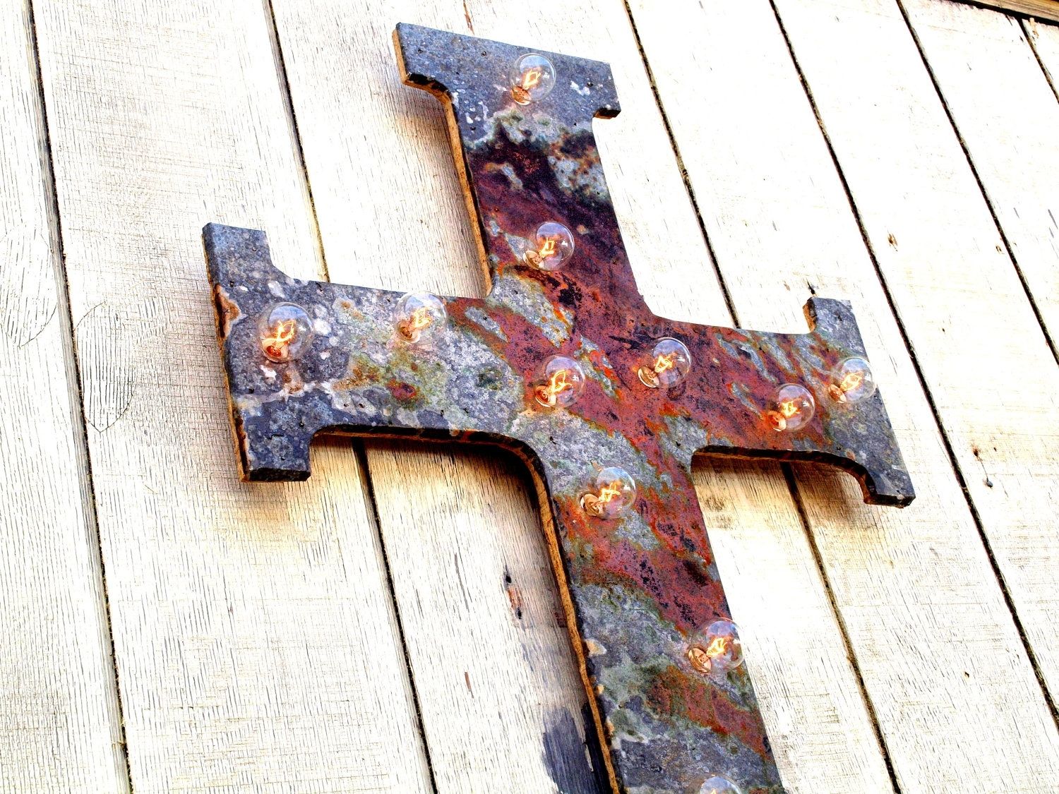 Hand Crafted Iron Cross by West Vintage Trading Company | CustomMade.com