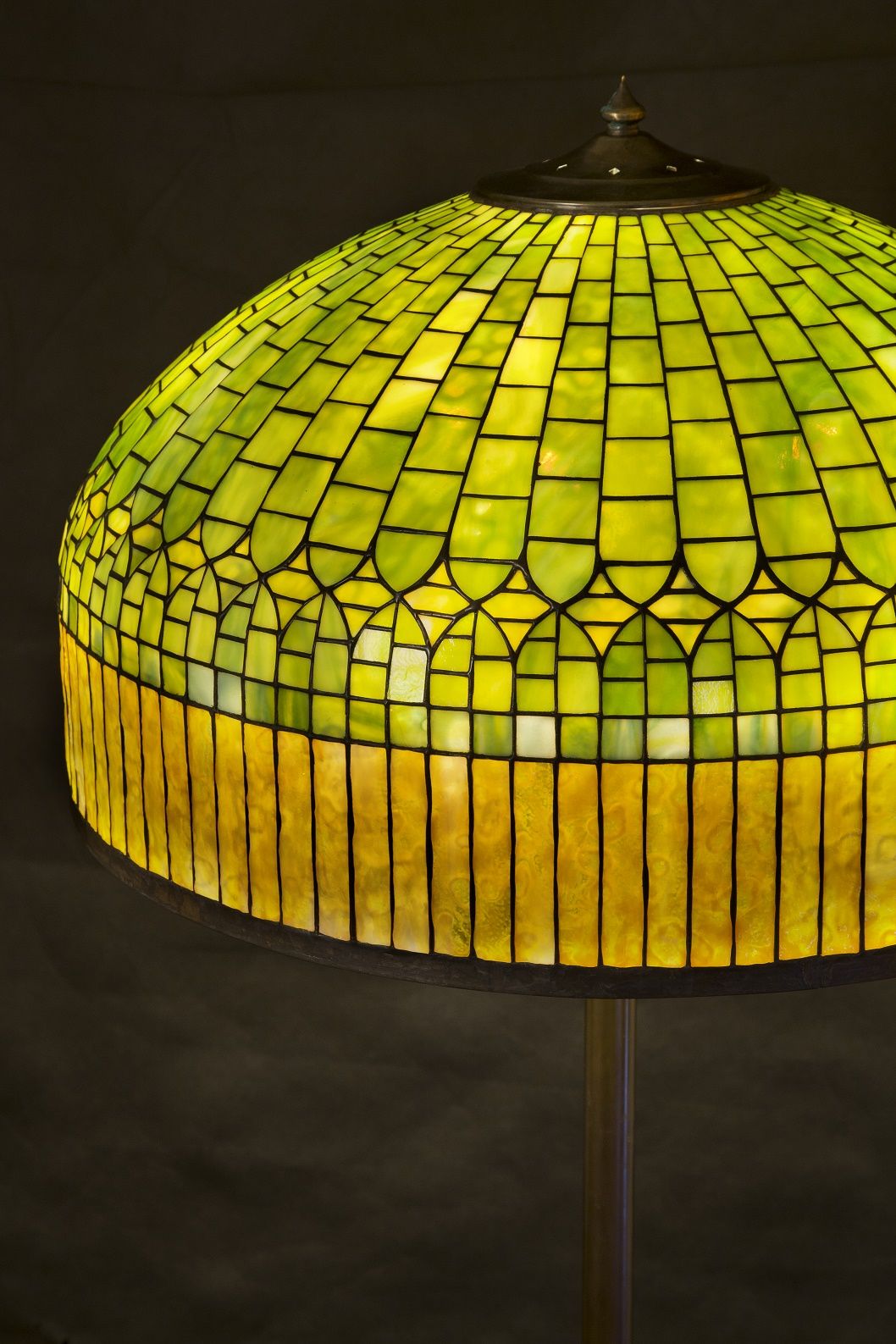 Buy a Custom Curtain Border Green Floor Lamp. Tiffany Lamp Replica