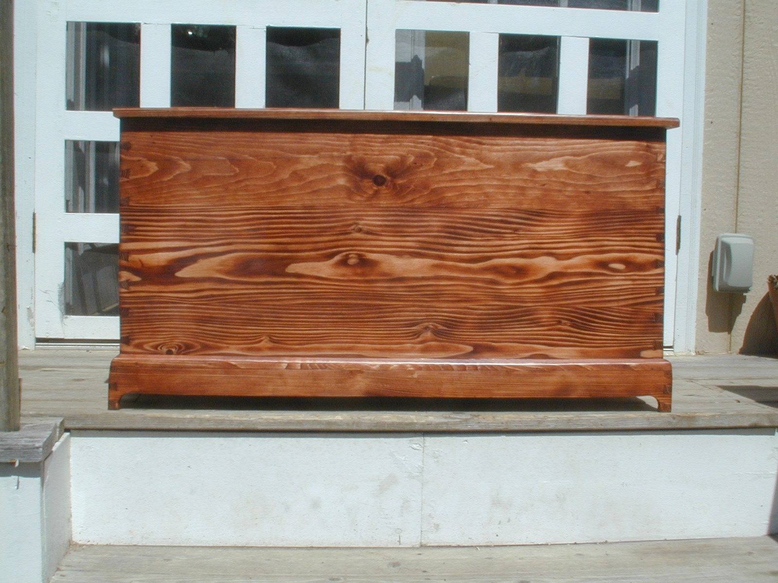 Custom Upcycled Blanket Chest by Oreland Wood Products