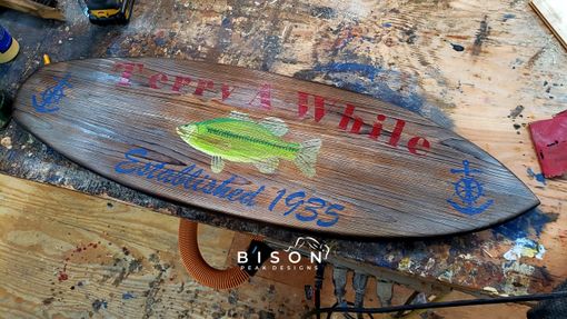 Custom Made Weathered Cedar Sign. Custom Made