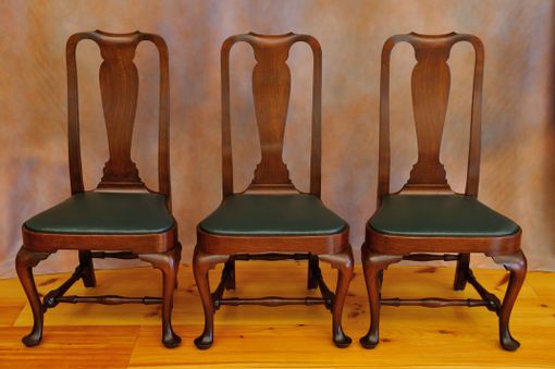 Custom Made Assembled Set Of 10 Queen Anne Chairs